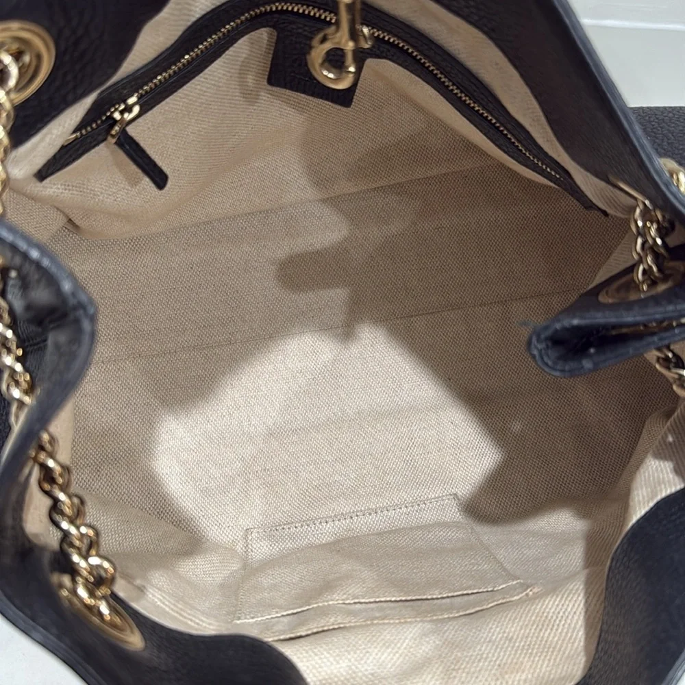 Gucci Black Soho Shoulder Chain Bag - Picture 10 of 12
